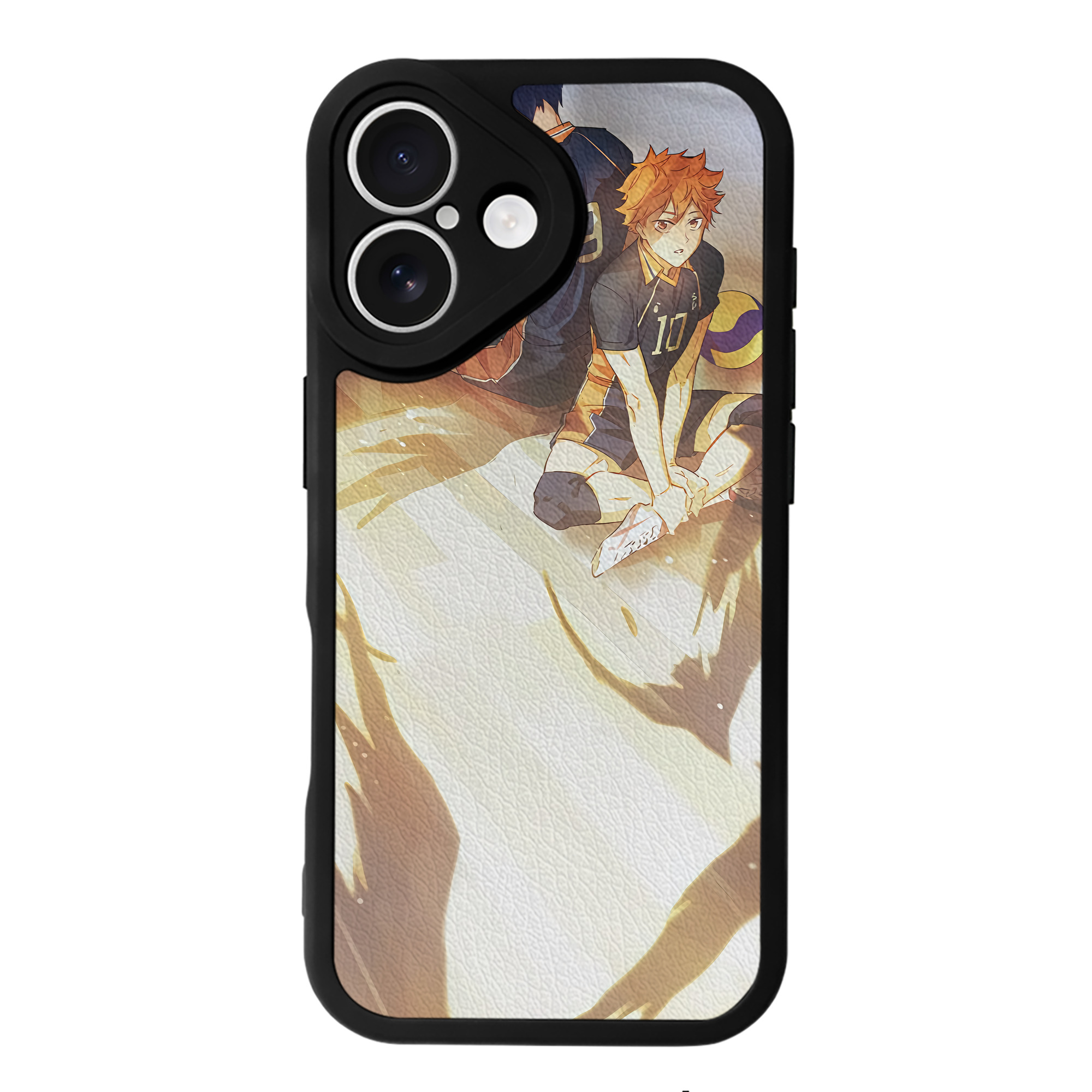 （画像用） ハイキュー!! Haikyu!! 【iPhone 16シリーズ対応】シリコンスマホケース（レザー調） 材質：シリコン